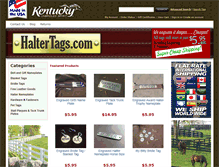 Tablet Screenshot of haltertags.com